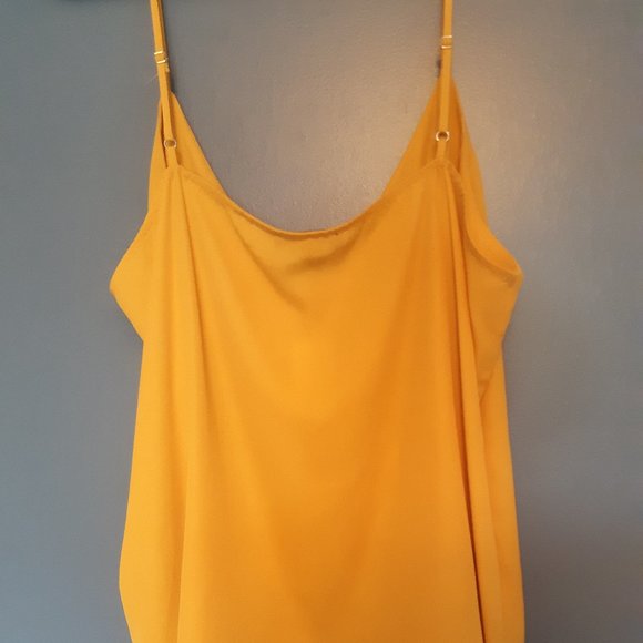 Yellow Tank Top Blouse - Picture 4 of 6